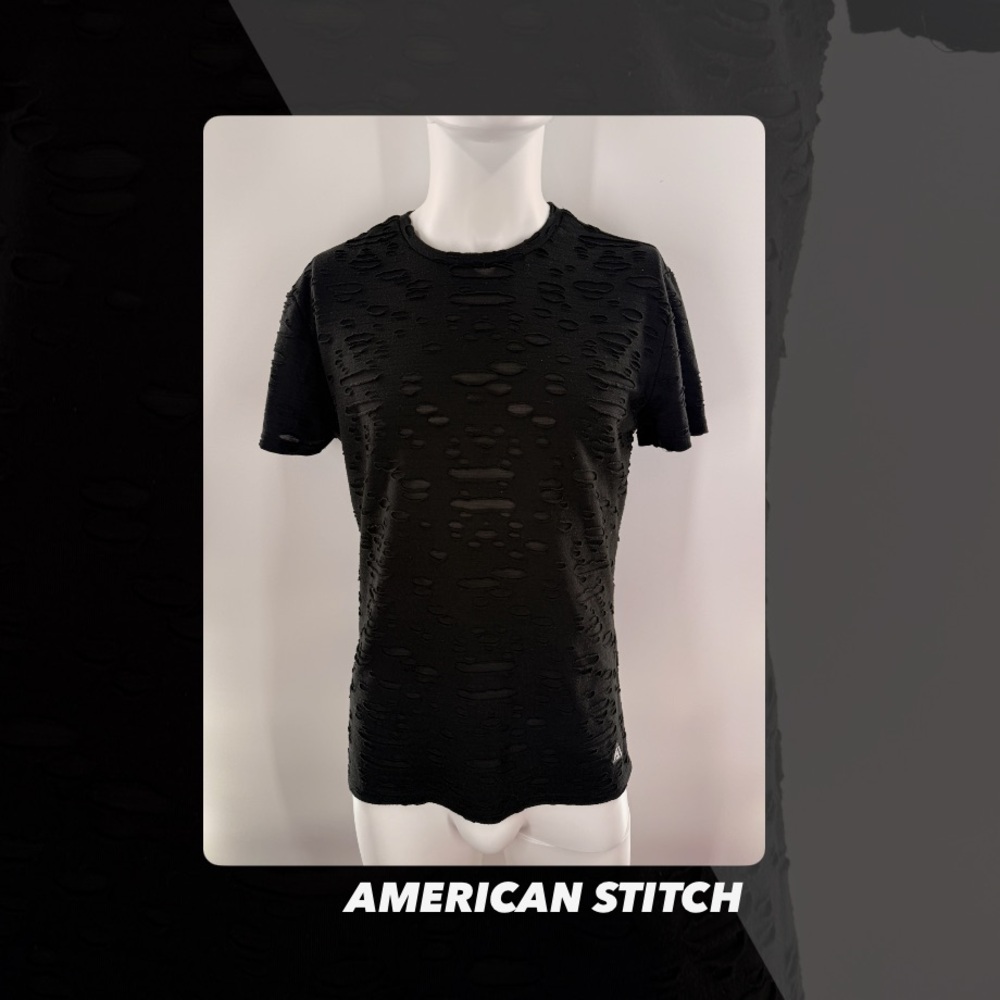EUC American Stitch Destructed Tee Shirt